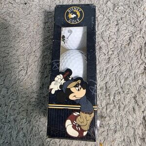 Unused Disney Golf Mickey Mouse Golf Balls White 3 Pack Vintage Pinnacle